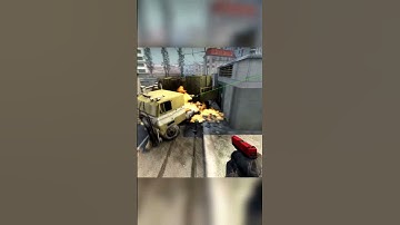 Truck Molotov On Overpass! (CS:GO Smokes & Tricks) #shorts #csgo