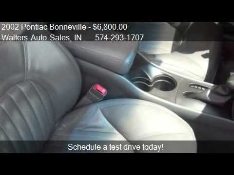 Walters Auto Sales >> 2002 Pontiac Bonneville Ssei For Sale In Elkhart In 46517 Walters Auto Sales >> 2002 Pontiac Bonneville Ssei For Sale In Elkhart In 46517