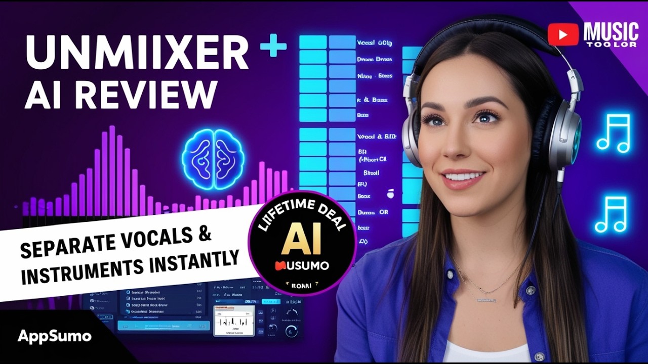 Unmixr AI Review — Separate Vocals & Instruments with AI 🎧🤖