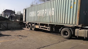 load container for Angola client QT4-15 automatic concrete block machine and pallets second purchase