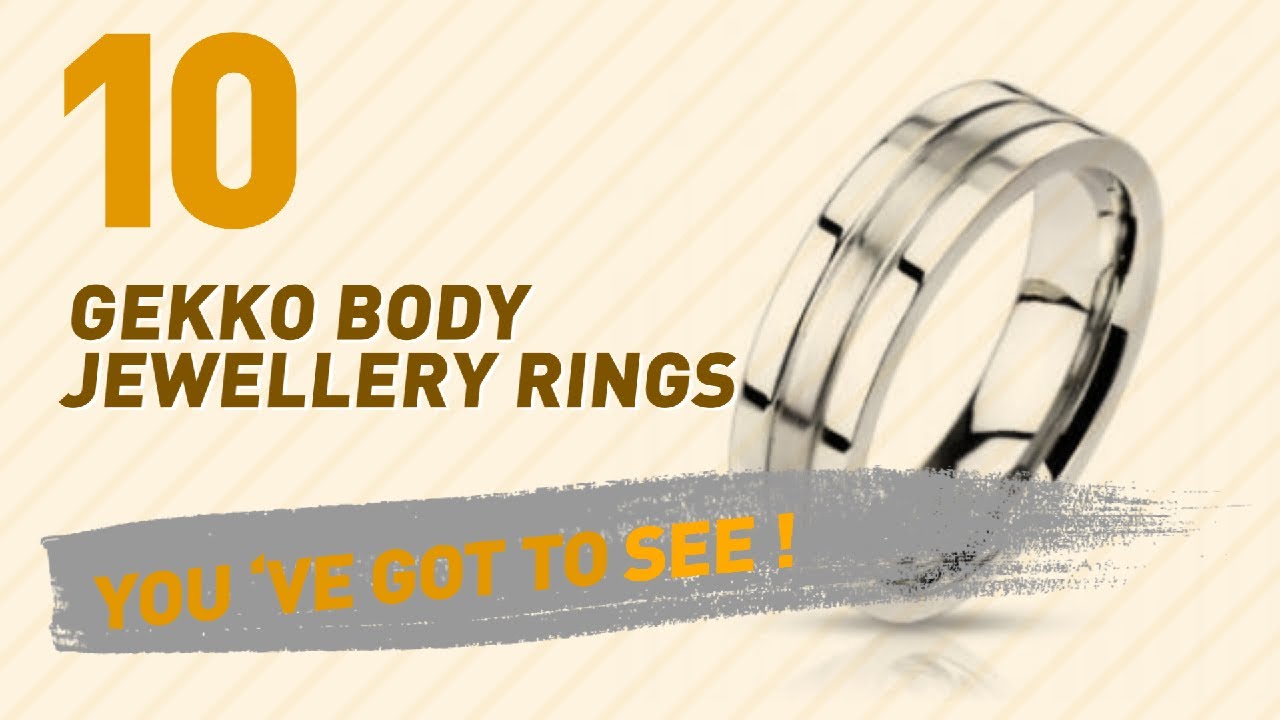 Gekko Body Jewellery Rings Top 10 Collection // UK New & Popular 2017