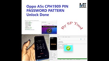 Oppo A5s CPH1909 PIN PASSWORD PATTERN Unlock By SP Flash Tool Just One Click