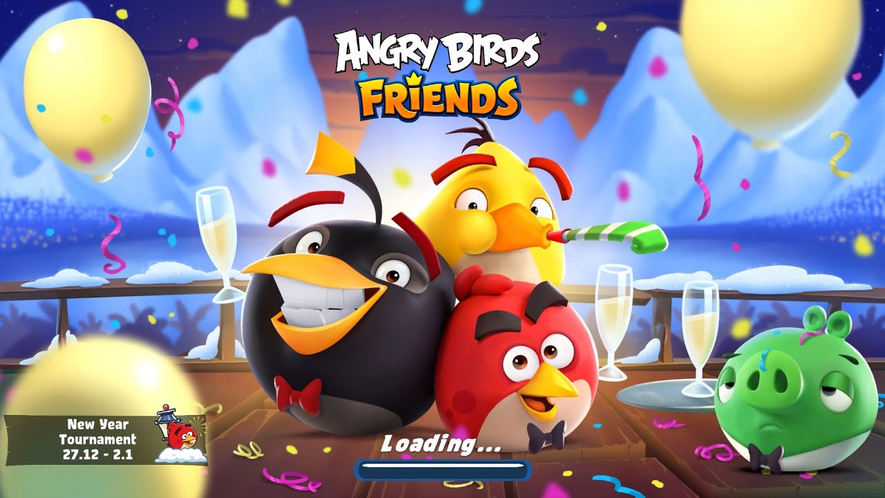 Angry Birds Friends. New Year Tournament 7 (30.12.2021). 3 stars. Passage from Sergey Fetisov