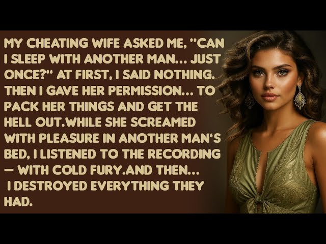 Outline Video My cheating wife asked me, “Can I sleep with another man… just once?”At first, I said nothing...