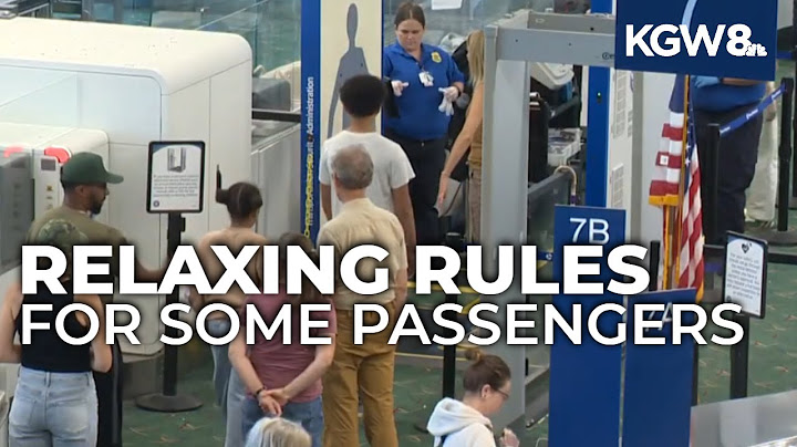 Portland airport passengers react to the end of TSA's no-shoes policy
