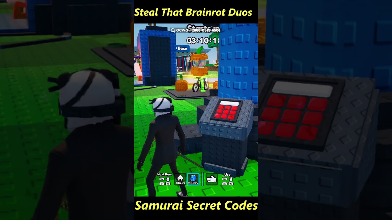 STEAL THAT BRAINROT DUOS MAP FORTNITE - SAMURAI SECRETS CODES ocwg@
