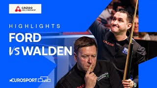 Deserved Victory! 🙌 | Tom Ford vs Ricky Walden | 2024 World Snooker Championship Highlights