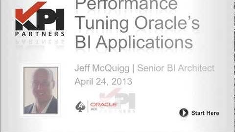 PT 1: Introducing The Performance Layer [Performance Tuning Oracle