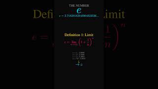 The Most Important Number in Math: e Explained Clearly ! 🌿 #fluxionmath
