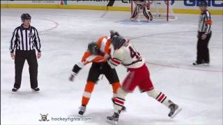 Wayne Simmonds vs Stu Bickel Feb 5, 2012