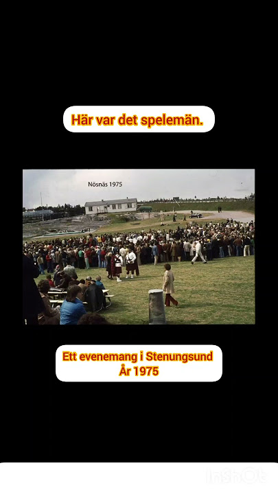 Här var det spelemän. Ett evenemang i Stenungsund 1975