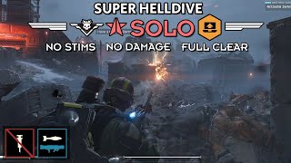 Helldivers 2 - Retrieve Valuable Data (Super Helldive Solo / No Stims, No Damage)