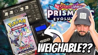 Can You Weigh Prismatic Evolutions Booster Packs?