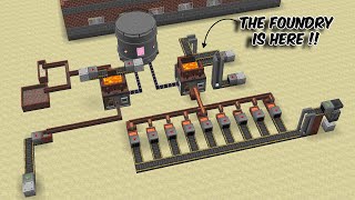 FOUNDRY Basics and Routing - HBMs NTM || How to set up a Foundry in Minecraft screenshot 5