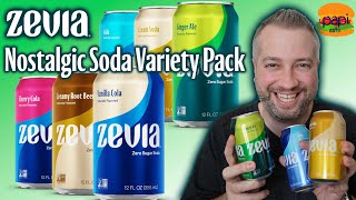 Zevia Nostalgic Soda Variety Pack  Stevia Soda Review