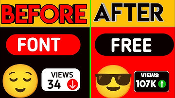 30+ FONT EDITING PACK / Thumbnail Eye Catching Font