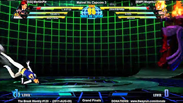 The Break Weekly #120 - MvC3 GF - [AG] MarlinPie VS [EMP] Mugetsu
