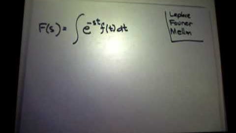 Laplace Transforms Lecture 1 Part 1
