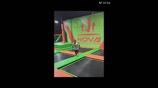 First time at Nova Adventure Park #novaadventurepark #trampolineparks #flips #doublejninjas