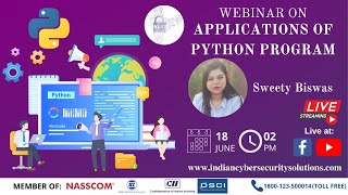 Webinar in Applications on Python Programming - ICSS