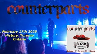 COUNTERPARTS (full set) History, Toronto Ontario 2/17/2025 📽️ - @hndhldmusic