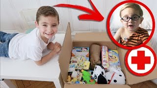 Swan fait un colis surprise pour un petit abonné malade ! 