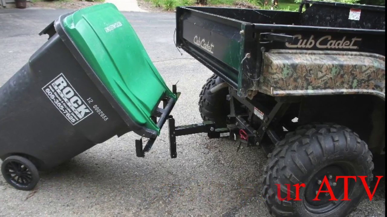 How to get garbage cans to the street when you have a long driveway