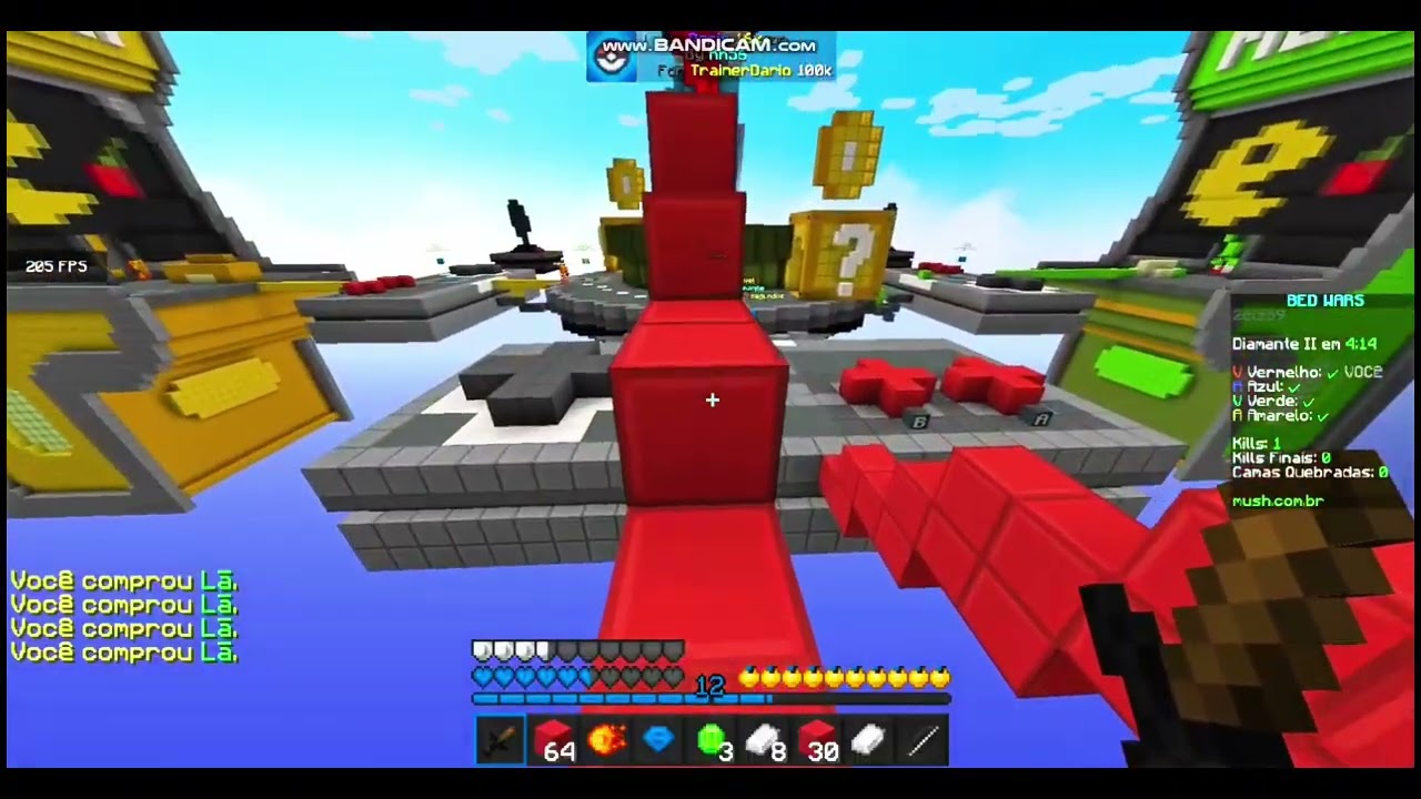 Usei auto click pra rushar olha no que deu (tomei ban?)