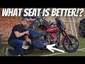 LePera vs Saddlemen Step Up Seats Review for Harley Street Bob!!