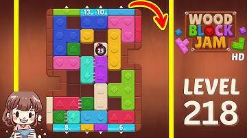 Wood Block Jam Level 218 Solution Walkthrough