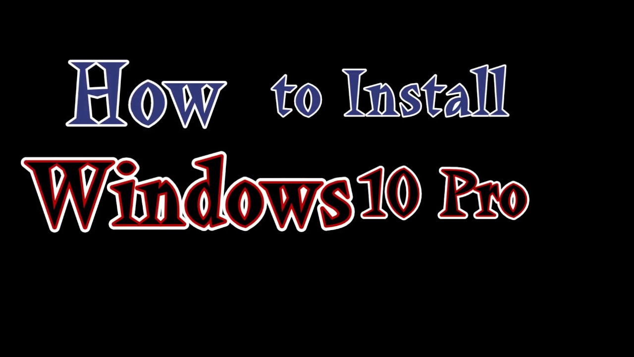 How to install Windows 10 PRO Without Losing Data - YouTube