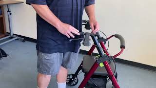 Adjusting the brakes on your rollator