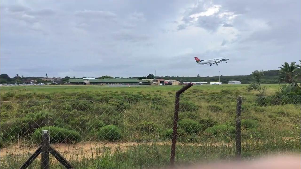 Richards Bay airport (RCB). FlyAirlink Jetstream 41 takeoff YouTube