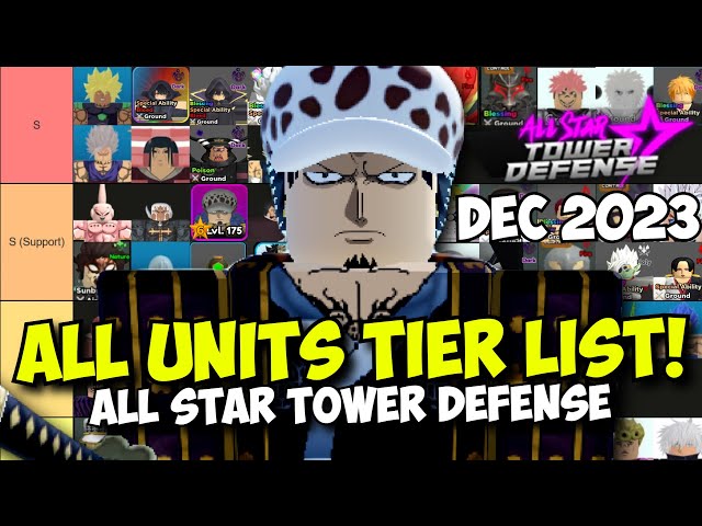 All Star Tower Defense Tier List [December] 2023: ASTD List