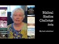 My 2025 Biblical Studies Challenge Books