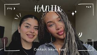 Haniix Contact Lenses Try On Haul | Honest Review | Glam and Gigs
