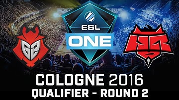 ESL One Cologne 2016 Main Qualifier CS:GO Highlights | Round 2 | G2 Esports vs. Hellraisers | Dust 2
