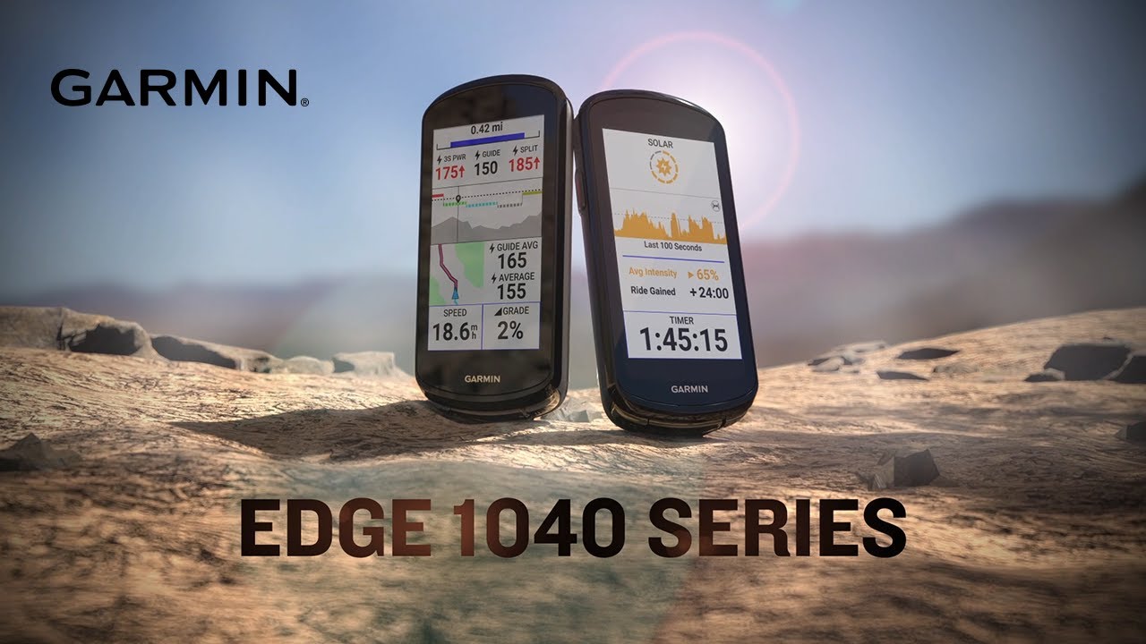 Nouveau GPS Garmin Edge 1040 et 1040 Solar