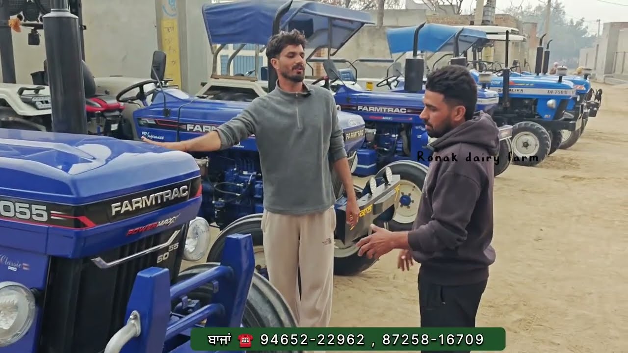 7 ਟਰੈਕਟਰ ਤੇ ਇੱਕ ਤੂੜੀ ਵਾਲਾ ਰੀਪਰ ਵਿਕਾਊ ,, 7 Tractor for sale 👌 Holland , Farmtrac , Sonalika ..