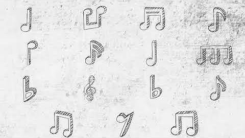 Music Notes Doodles 15 Pack / After Effects Template
