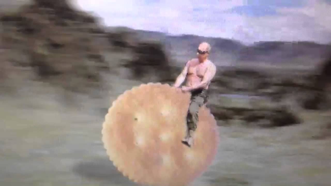 vladimir putin riding a ritz cracker gif