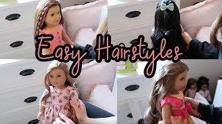 My Favorite Easy Doll Hairtyles!