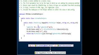 Famous Part 48   Custom html helpers in mvc Profile