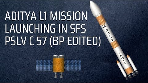 Aditya L1 launch by PSLV XL in space flight simulator #spacesimulation #isro #rocket #bp editing