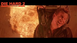 John Mcclane Catapults Himself Out Of Exploding Plane - Die Hard 2 1990 Hd