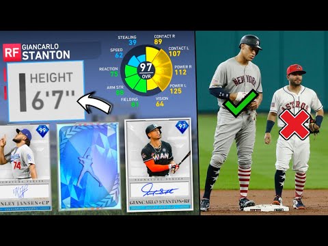 i drafted the TALLEST players in mlb the show.. - YouTube