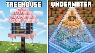 Minecraft: 3 EASY starter Houses!
