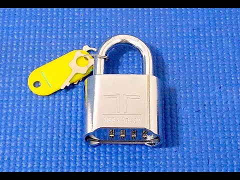 (Picking 112) Tesa Assa Abloy combination padlock by-passed