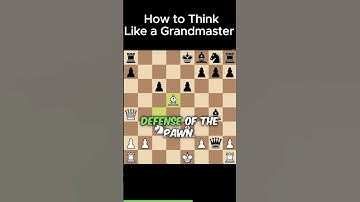 How to Think like a Grandmaster! #shorts #chess #chesstactics