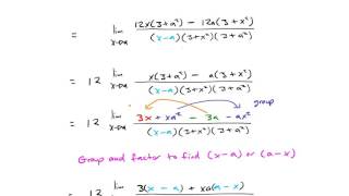 Calc 2.1 Webassign - Derivatives and Rates of Change - Limit x-to-a 12x/(3+x^2) - Ex 01